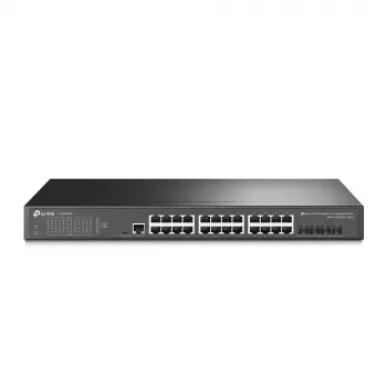 TP-Link JetStream TL-SG3428X verkkokytkin Managed L2+/L3 Gigabit Ethernet (10/100/1000) 1U musta
