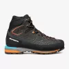 Scarpa Zodiac Tech GTX vuoristokengät, GORE-TEX Performance Comfort, Perwanger-nahka, Vibram-Mont-pohja, Anthracite/Tonic Orange, EU 44