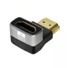 LogiLink AH0005A 8K HDMI -sovitin 90° uros - naaras 48 Gbps musta