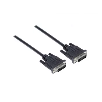 EXSYS DVI-D Dual Link kaapeli 24+1 Pin uros - uros 5m musta EX-K6310-5