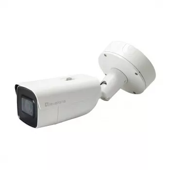 LevelOne FCS-5212 6MP ulko-bullet-IP-kamera moottoroidulla varifokaaliobjektiivilla, H.265, IR-yönäkö, PoE, IP66, IK10