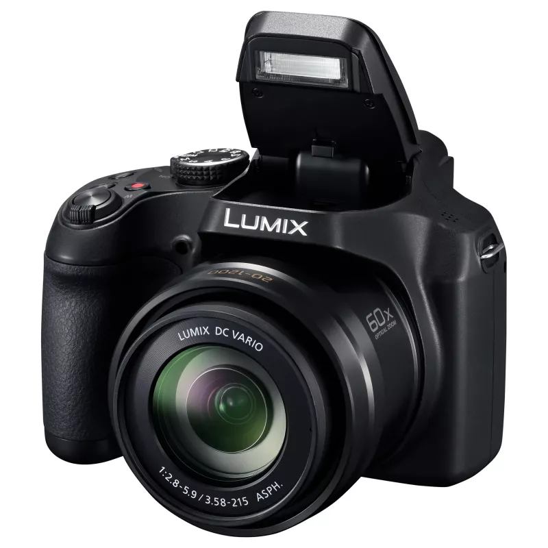 Panasonic LUMIX DC-FZ82D digikamera - 18,1 MP, 60x optinen zoom, 4K-video, musta