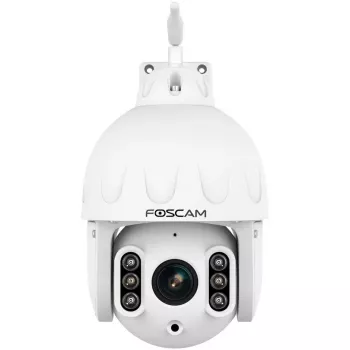 FOSCAM SD8P ulkokamera kääntö-/kallistustoiminnolla ja WLAN, 8MP 4K, 4x optinen zoom, IP66, valkoinen