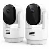 Arlo Essential 3 2K Pan-Tilt-Zoom -sisävalvontakamera (2 kpl:n pakkaus, valkoinen)