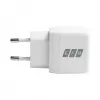 EFB Elektronik G201CE 20W USB-C GaN -seinälaturisarja, 2 m USB-C-kaapeli, PD3.0 & QC3.0, valkoinen