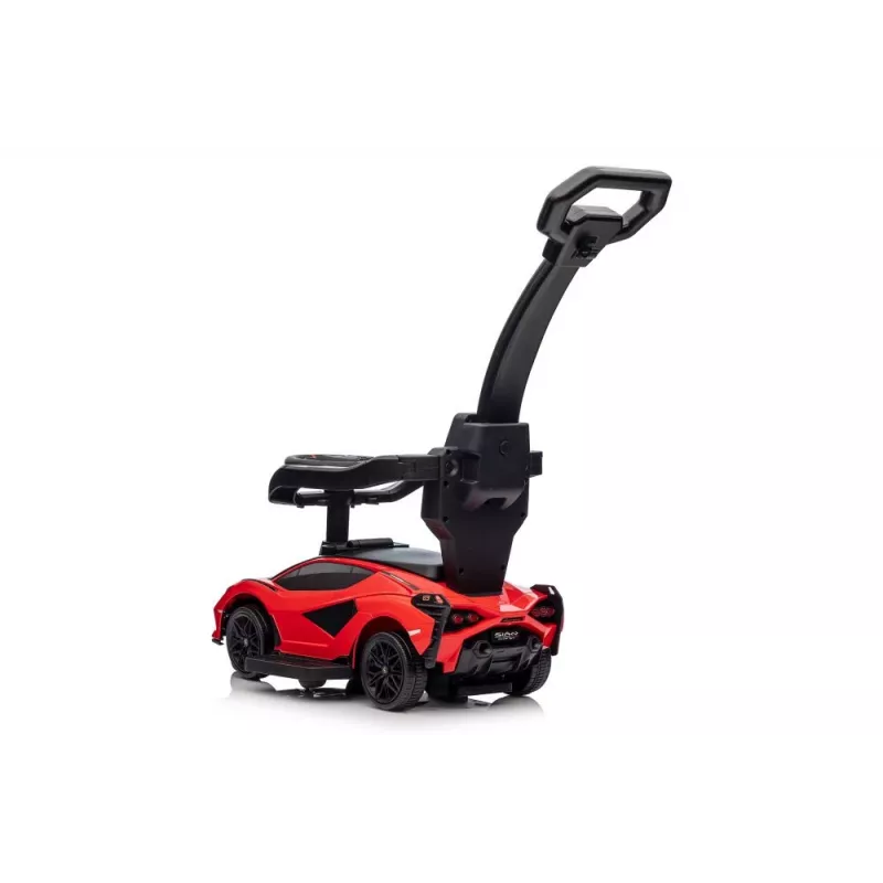 LEAN TOYS Lamborghini QLS-996T työnnettävä auto työntökahvalla punainen