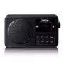 Lenco PDR-033BK kannettava DAB+/FM-radio Bluetoothilla ja ladattavalla akulla - musta