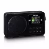 Lenco PDR-033BK kannettava DAB+/FM-radio Bluetoothilla ja ladattavalla akulla - musta