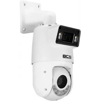 BCS LINE 4MP PTZ IP-kamera 5x optisella zoomilla, 50m IR, PoE, IP66, AI SMD Plus