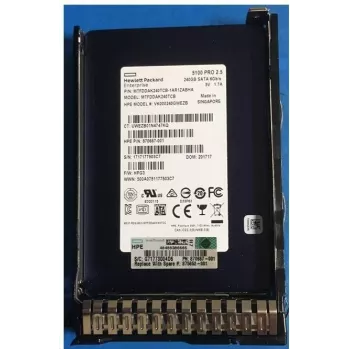 HPE 240GB SATA 6G Read Intensive SFF 2,5 tuuman Hot-Swap SSD SmartDrive Carrier -kehyksellä 875652-001