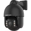 Foscam SD8EP ulkokamera kääntö-/kallistustoiminnolla ja PoE, 8MP 4K, 4x optinen zoom, IP66, musta