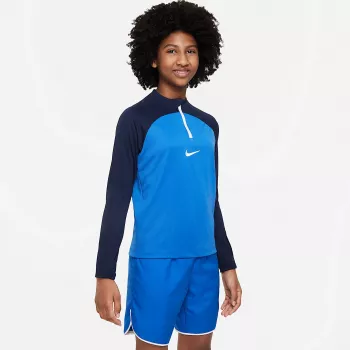 Nike lasten Dri-FIT Academy Pro Drill -treenipaita, Midnight Navy/White, koko XL