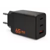 UAG SRGE 65W GaN -seinälaturi - 2x USB-C, 1x USB-A, musta