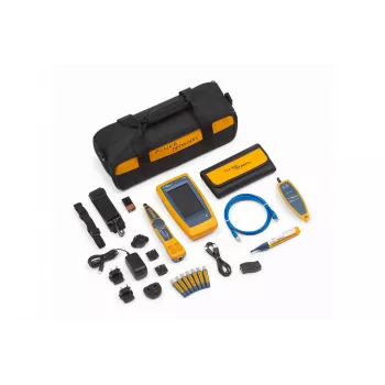 Fluke LIQ-KIT-VFL-FBRLRT Industrial Ethernet ja verkkokaapelitesterisarja VFL:llä ja kuitutehomittarilla 5584503