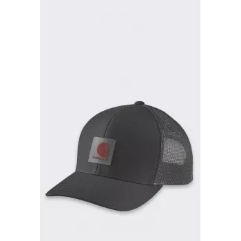 Carhartt Twill Mesh-Back Logo Patch -lippis - musta
