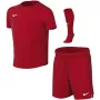 Nike Dri-FIT Park VIII lasten jalkapallosetti, University Red/valkoinen, koko S