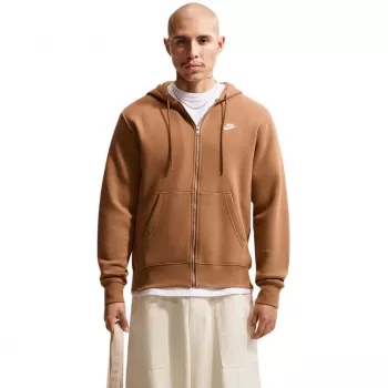Nike Club BB Full-Zip huppari miesten vaaleanruskea 2XL