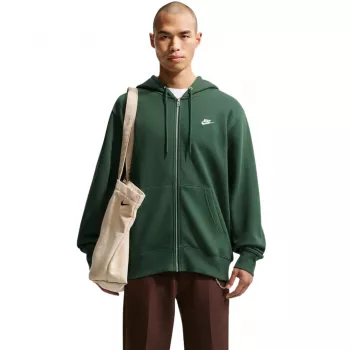 Nike miesten Club BB vetoketjullinen hupputakki vihreä 2XL