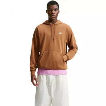 Nike Club FT PO Hoodie vaaleanruskea miesten fleece-huppari FN3866 270 M