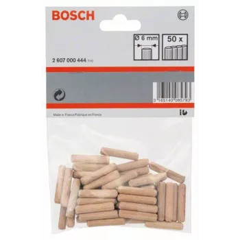 Bosch puutappi 6 mm x 30 mm, 50 kpl 2607000444