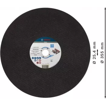 Bosch katkaisulaikka pienille kulmahiomakoneille 355 x 4 x 25,4 mm, 2608601339