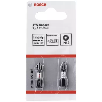 Bosch Impact Control 2608522403 Phillips PH2 kärkisarja, 2 kpl, 25 mm