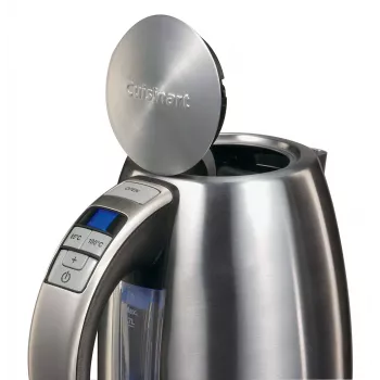 Cuisinart CPK17E-B sähköinen vedenkeitin, 1,7 L, 1500 W, ruostumaton teräs, 6 lämpötila-asetusta