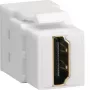 Hager Keystone moduuli universalVZ20HS HDMI liitäntä HDMI liitäntään 180° valkoinen