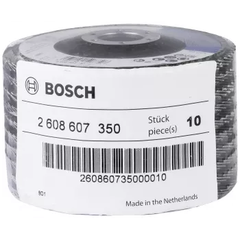 Bosch X551 Standard metallille lamellilaikka, 115 mm halkaisija, 22,33 mm reikä, 60 karkeus, zirkonkorundi, kartiomainen, 1 kpl 2608607350