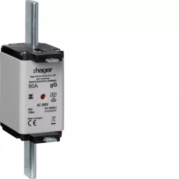 HAGER LNH2080MK NH-sulakevaraosia 80A 500V gG koko 2C tunnistimella