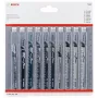 Bosch pistosahanteräsarja puu 2607011169 10 kpl T-varsi HCS
