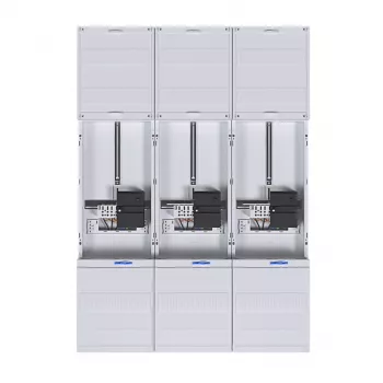 HAGER täydellinen mittaritaulu ZL33W4N, 3-vaiheinen, 3-piste, 1050mm, 3-kenttä