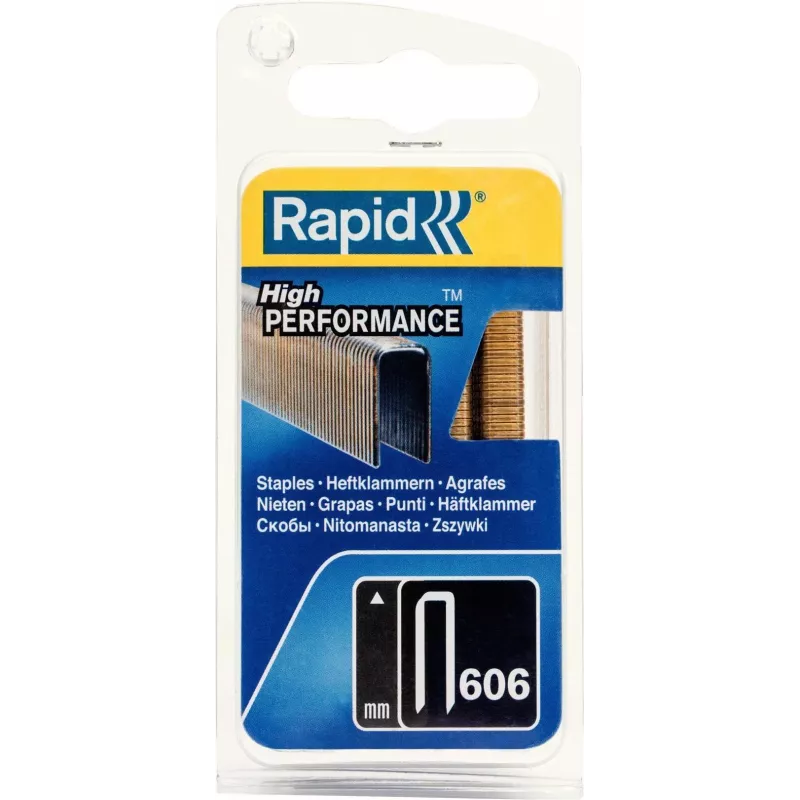 RAPID TOOLS tyyppi 606 kapeat niitit 30 mm sinkitty teräs hartsipinnoitettu 1000 kpl 40109532