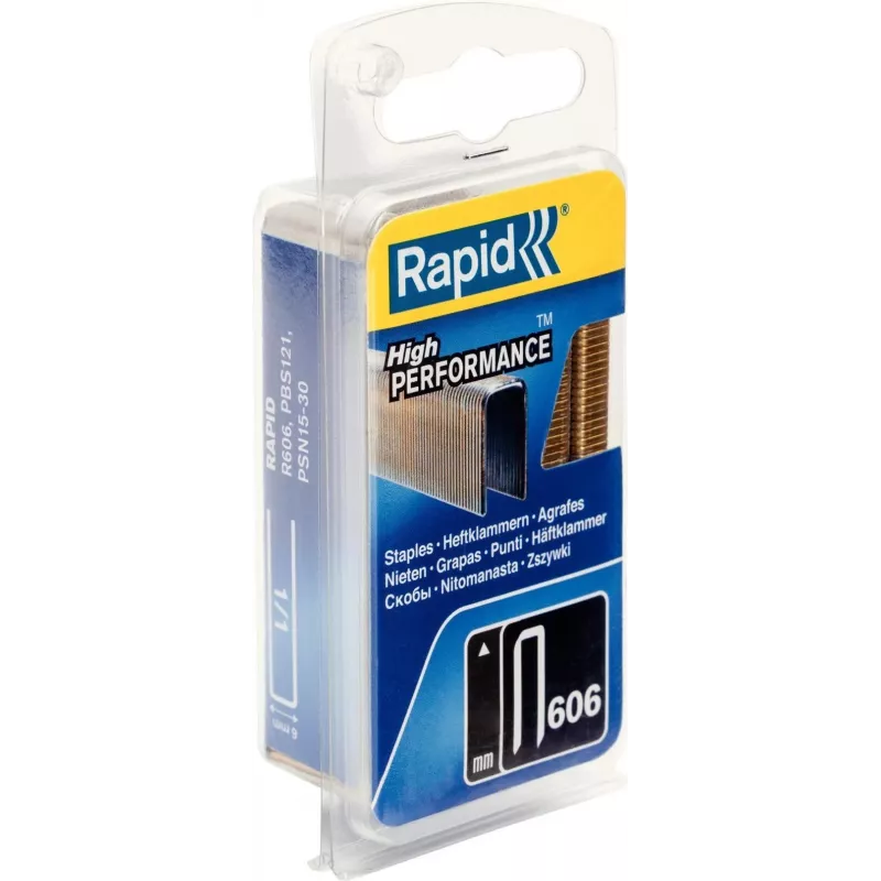 RAPID TOOLS tyyppi 606 kapeat niitit 30 mm sinkitty teräs hartsipinnoitettu 1000 kpl 40109532