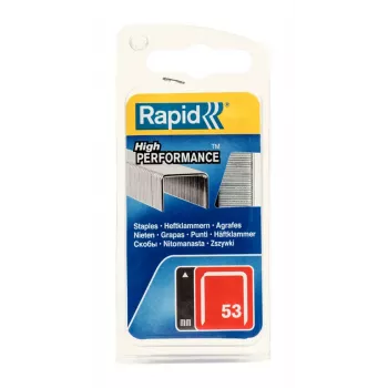Rapid No. 53 hienolankanidot, 12 mm haaran pituus, sinkitty teräs, 2500 kpl pakkaus 40109505