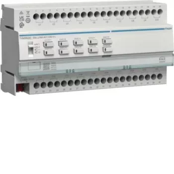 HAGER TYMS620D KNX Secure kytkentä- ja kaihdinaktori, 20 kytkentä- / 10 kaihdinkanavaa, 16 A, DIN-kisko