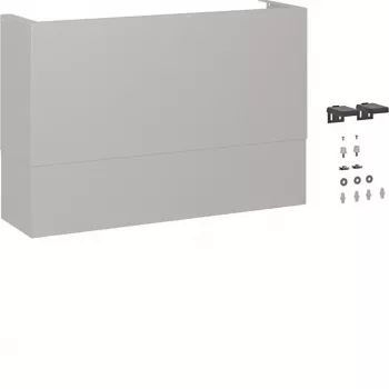 Hager universZ teleskooppinen kaapelinhallintapaneeli FZ0800TB, korkeus 350-680 mm, syvyys 205 mm, valkoinen
