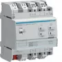 Hager TYAS624C KNX Secure 4-kanava rullaverho-/kaihdinaktori, 230 V AC, DIN-kisko