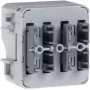 Hager WNT304 KNX Secure 2-osainen painikemoduuli, pinta-asennus