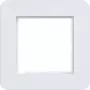 Hager C.8 1-osainen peitekehys vaaleanvalkoinen matta WAD9100WM