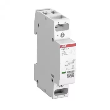 ABB EN20-20N-06 minikontaktori, 2 N.O., 24 V AC käämi, 20 A AC-1, 9 A AC-3, DIN-kisko 1SBE122111R0620