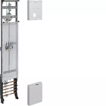 Hager ZH53Q1NT täydellinen mittaritaulu universZ, 1350x250mm, 3-vaiheinen, 1 mittaripaikka, 10 mm², erotustoiminnolla
