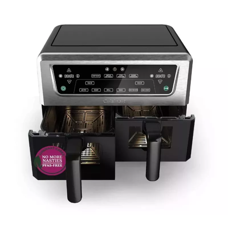 Cuisinart AFD10XSSE 10,4L kiertoilmakypsennin uuni, 1800W, ruostumaton teräs