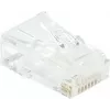 EXERTIS CONNECT RJ45 modulaariliitin Cat. 6 UTP säikeiselle kaapelille, läpinäkyvä, 10 kpl:n pakkaus 920560