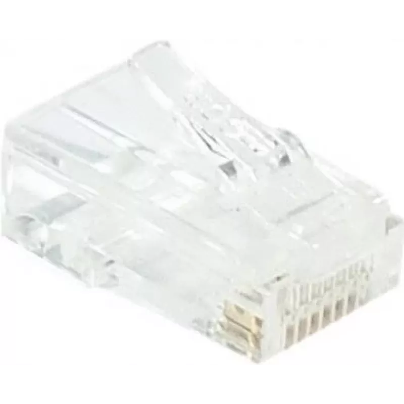 EXERTIS CONNECT RJ45 modulaariliitin Cat. 6 UTP säikeiselle kaapelille, läpinäkyvä, 10 kpl:n pakkaus 920560
