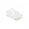 EXERTIS CONNECT RJ45 modulaariliitin Cat. 6 UTP säikeiselle kaapelille, läpinäkyvä, 10 kpl:n pakkaus 920560
