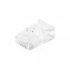 EXERTIS CONNECT RJ45 modulaariliitin Cat. 6 UTP säikeiselle kaapelille, läpinäkyvä, 10 kpl:n pakkaus 920560