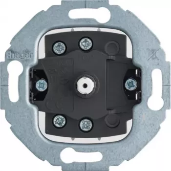 Hager WDE387503 2-osainen kiertosarjakytkin 10A 250V AC uppoasennus polarvalkoinen