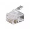 Exertis Connect RJ12 modulaariliitin lattakaapelille, suojaamaton, 6P6C, 10 kpl:n pakkaus (920630)