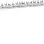 HAGER KDS463AS 3-vaiheinen 63A 12-moduulin QuickBusbar-virtakisko